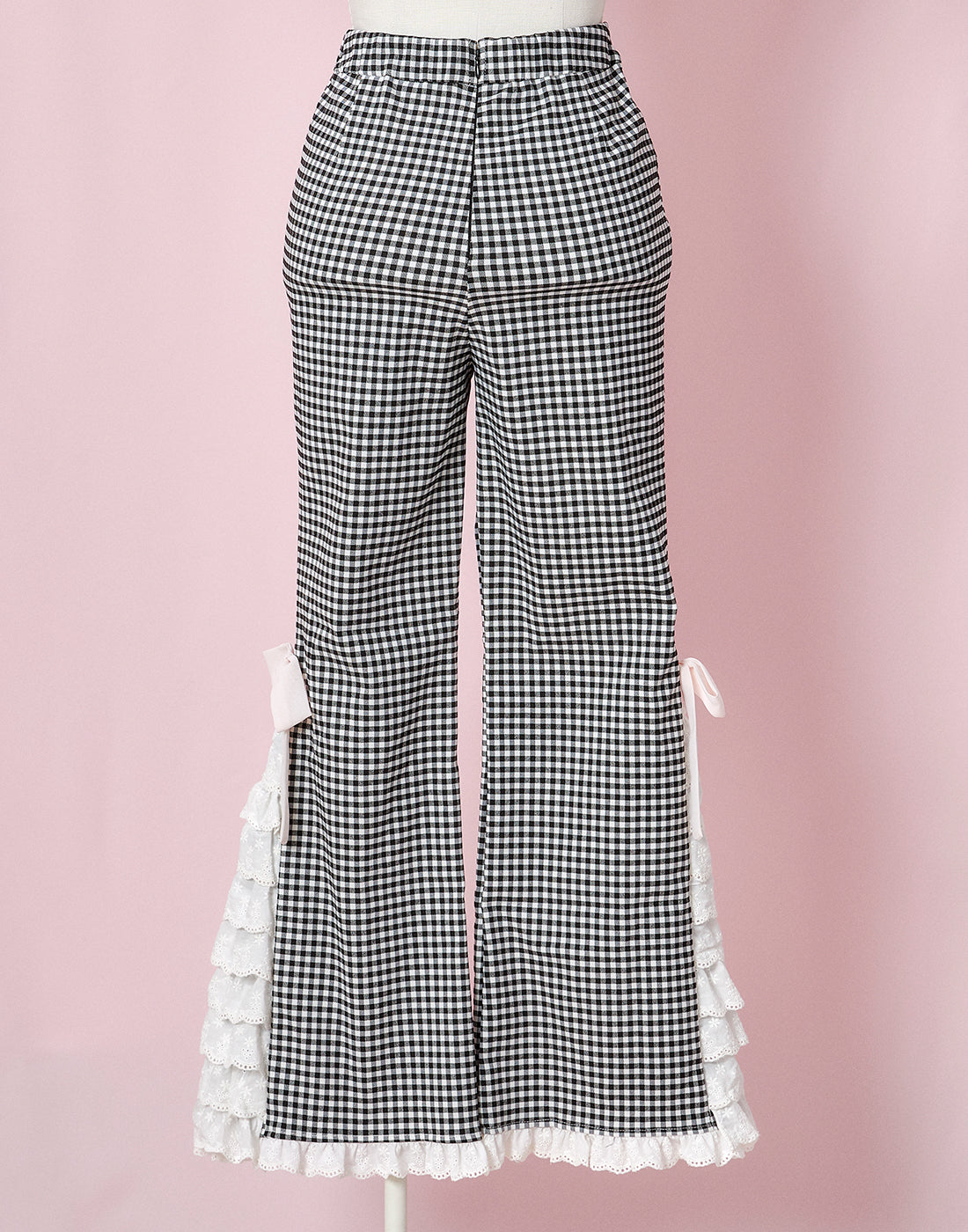 Lolime PRETTY UP Gingham checked Pants