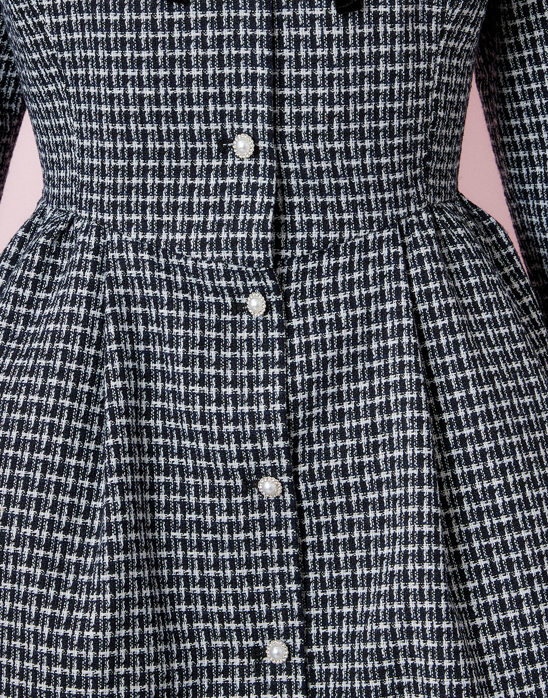 (September Delivery) mellfy memory Love and classy tweed Dress