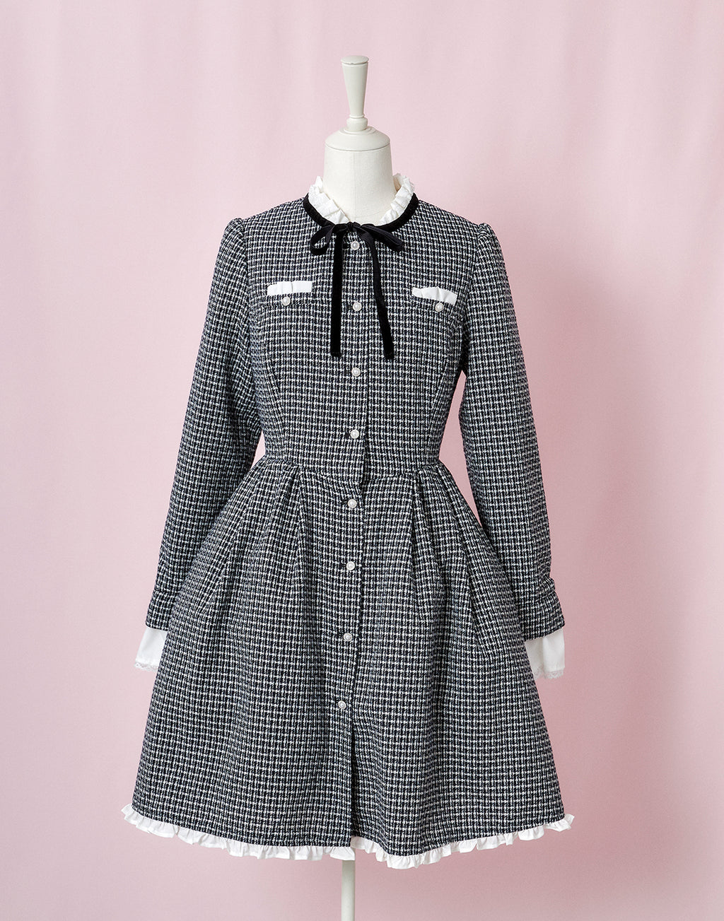 mellfy memory Love and classy tweed Dress