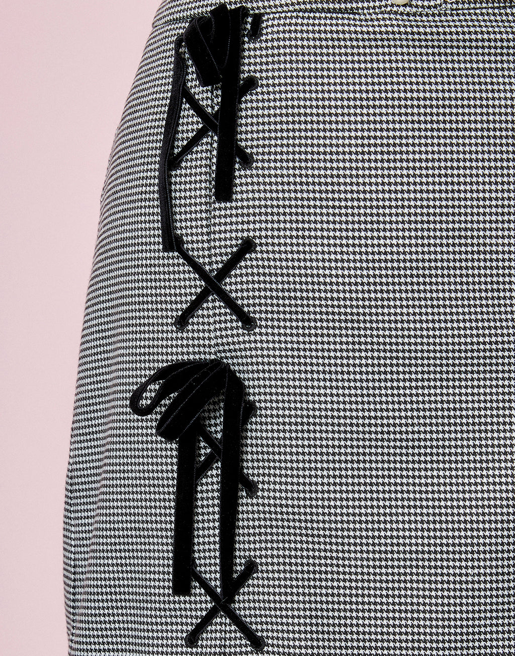 mellfy memory Like a doll classic check tight Skirt