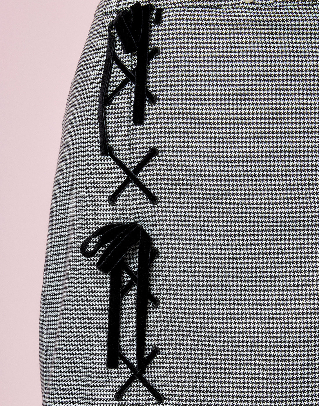 mellfy memory Like a doll classic check tight Skirt