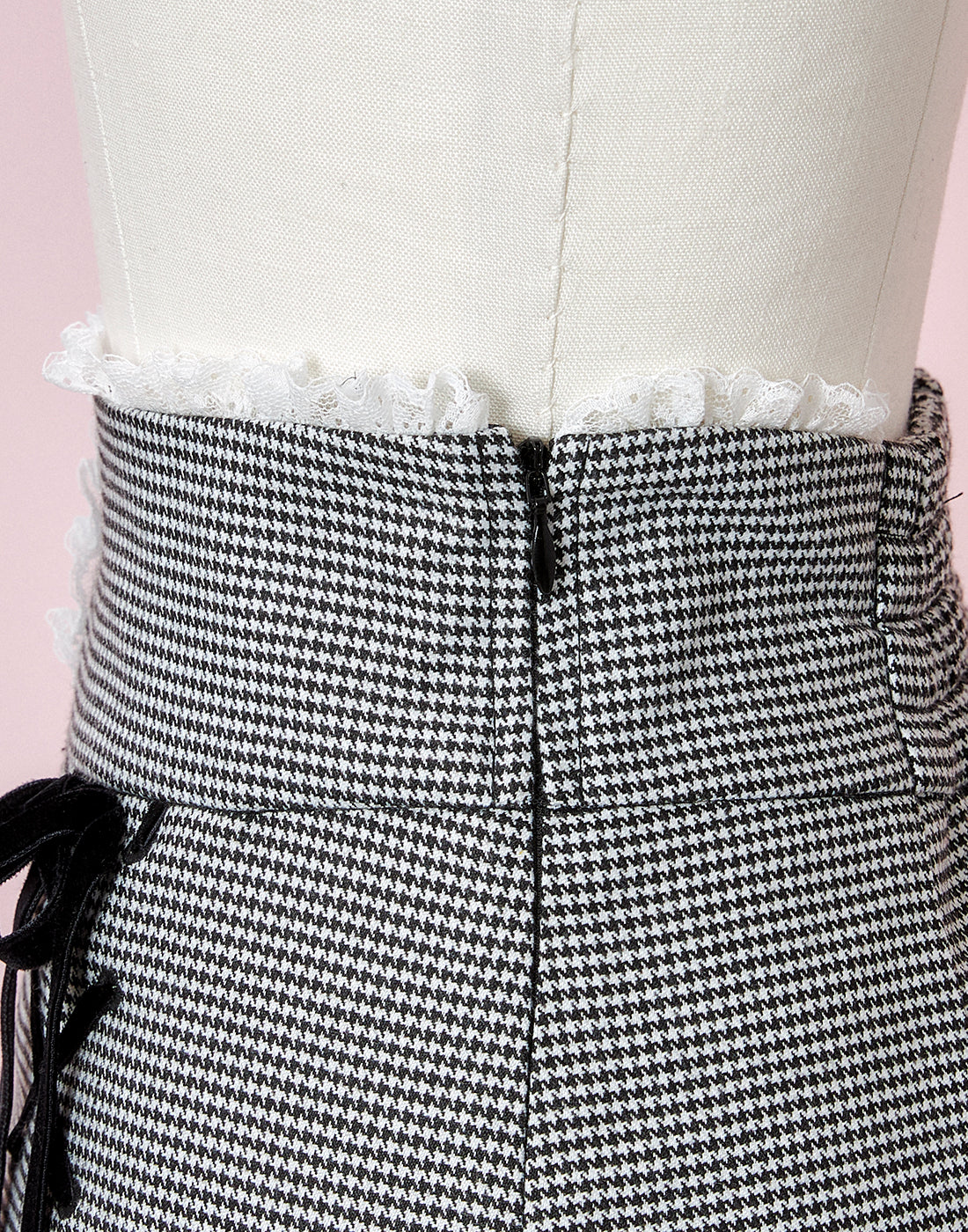 mellfy memory Like a doll classic check tight Skirt