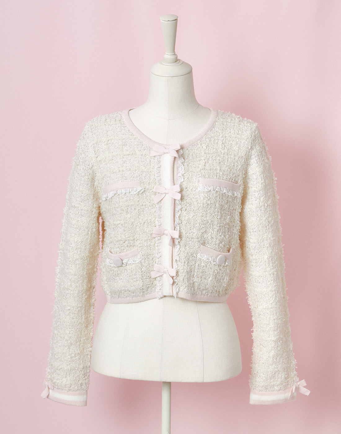 mellfy memory My secret classic ribbon Cardigan