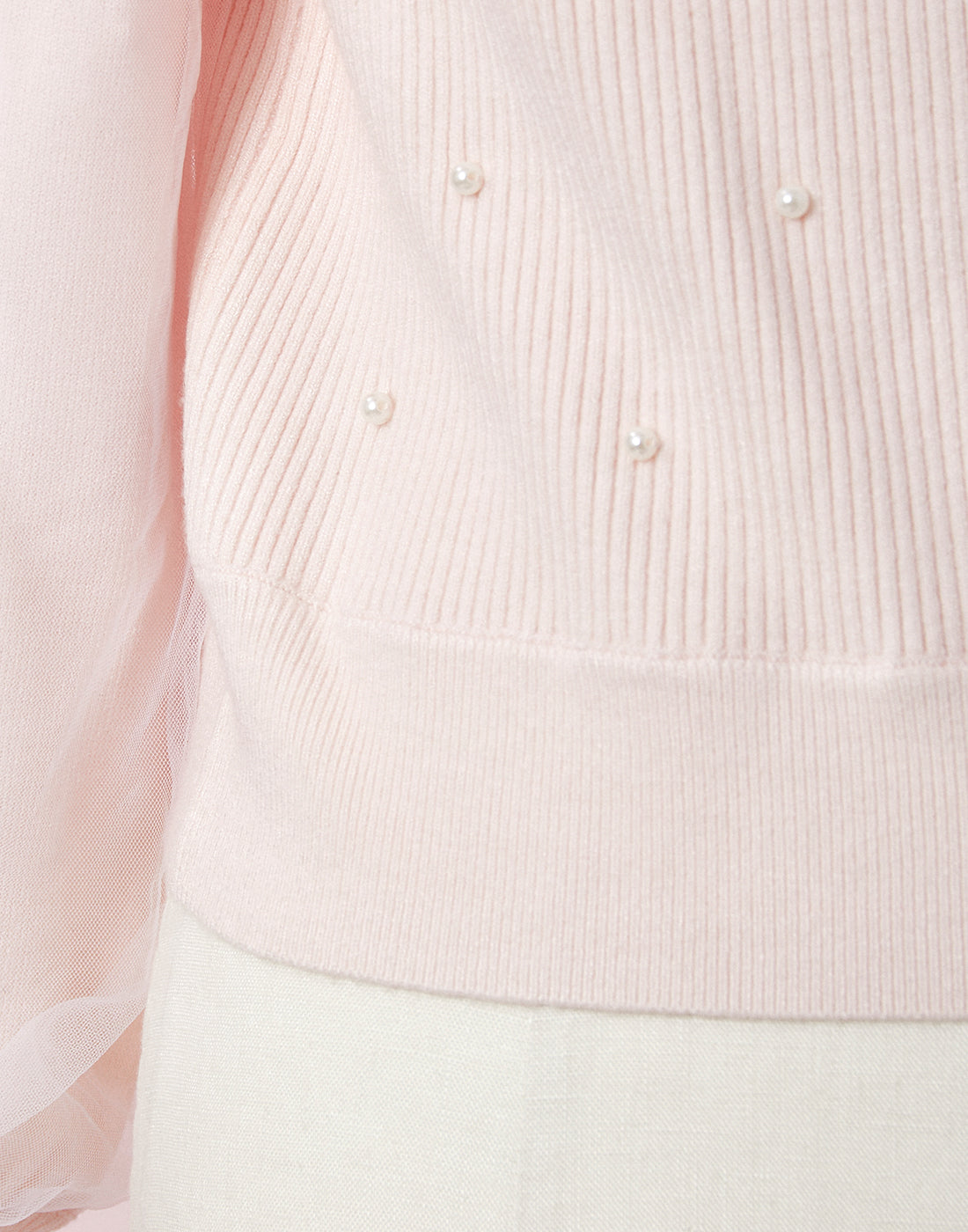 mellfy memory Fairy swan bolero-like Knit Top