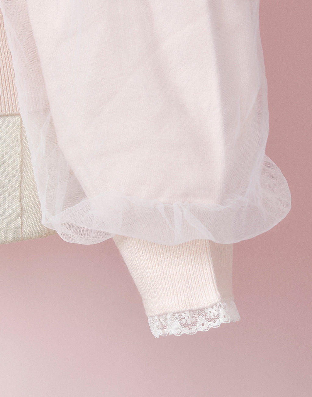 mellfy memory Fairy swan bolero-like Knit Top