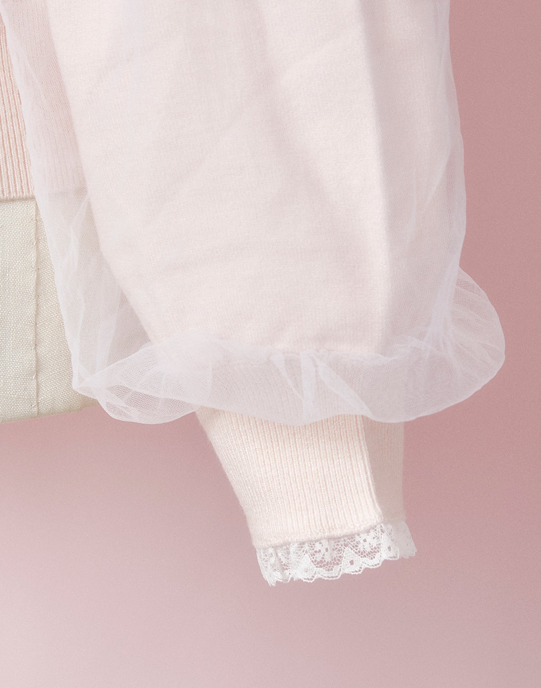 mellfy memory Fairy swan bolero-like Knit Top