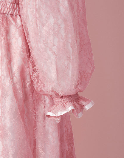 <Deliver In October> Lolime Angel lace Dress