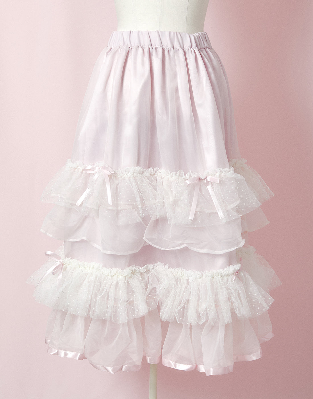 <Deliver In October> Lolime fluffy lace Skirt