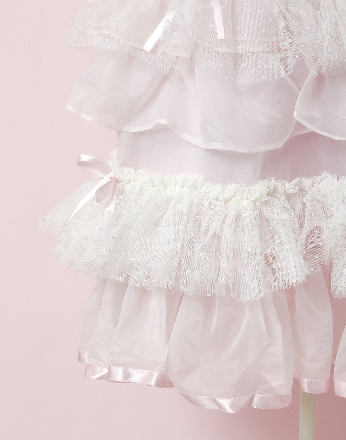 <Deliver In October> Lolime fluffy lace Skirt