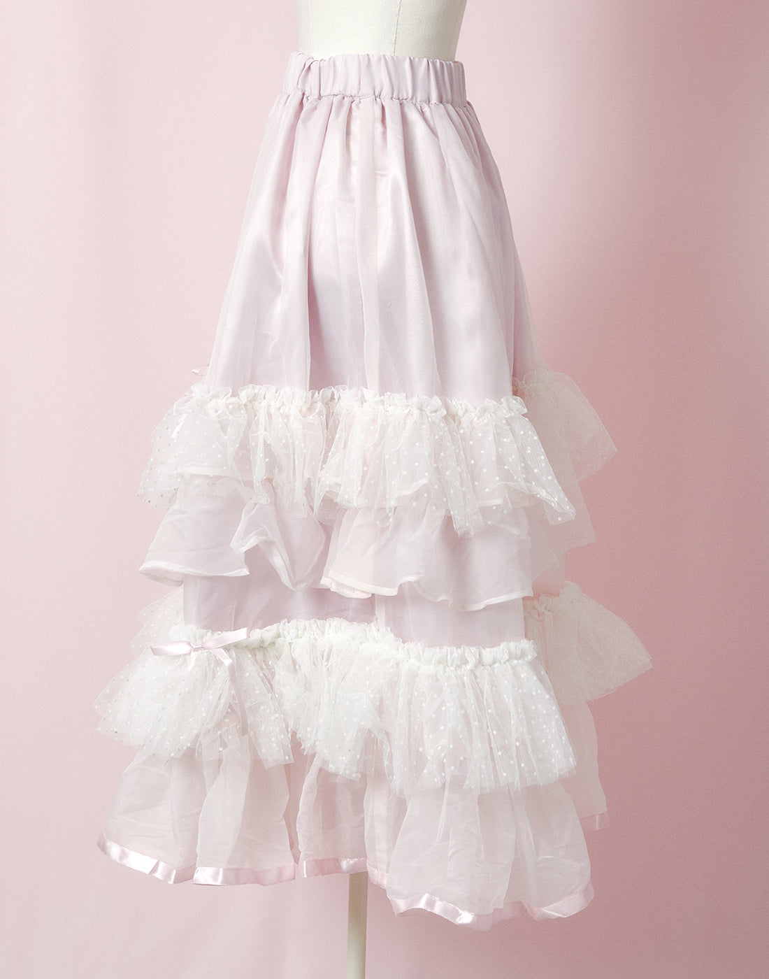 <Deliver In October> Lolime fluffy lace Skirt