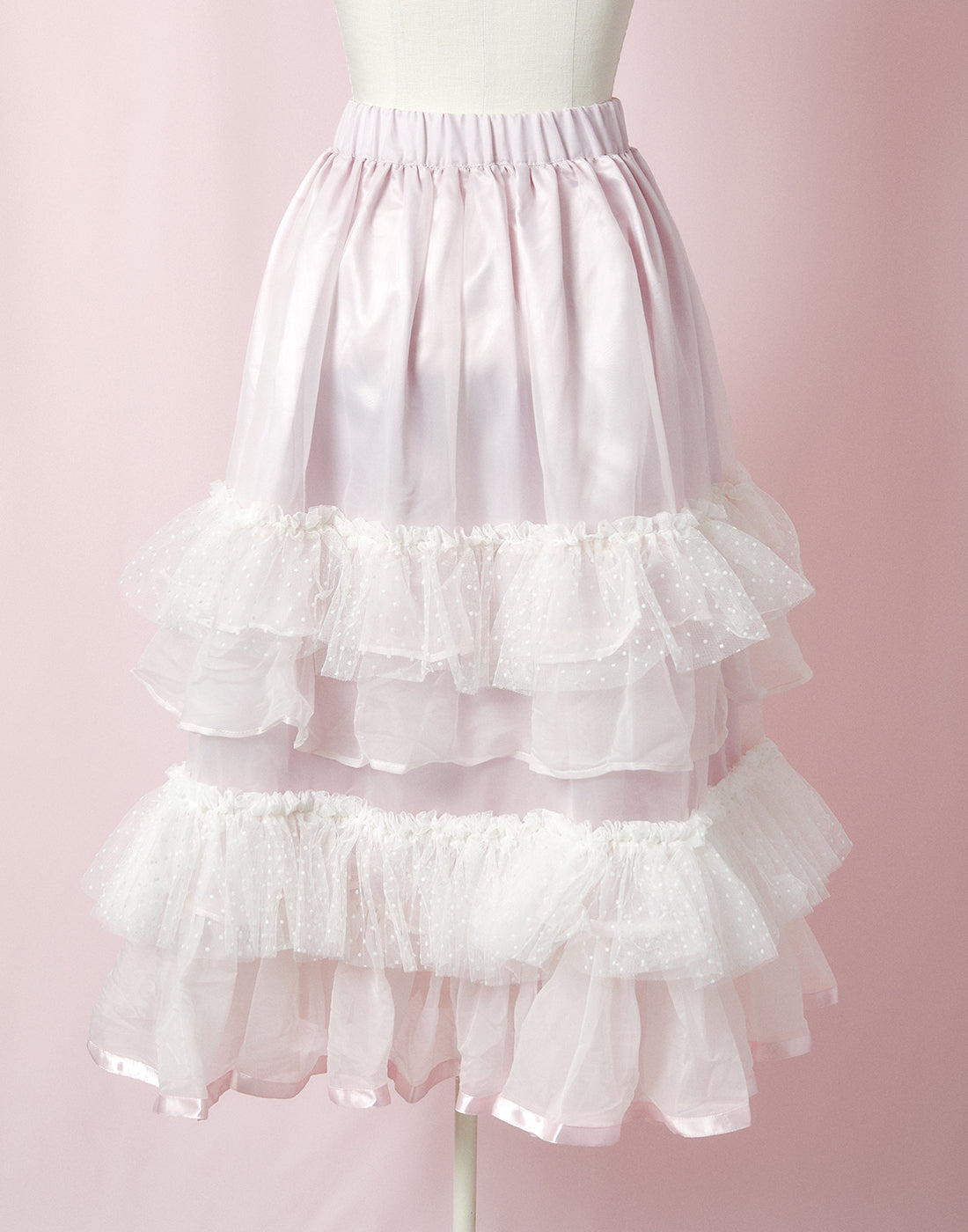 <Deliver In October> Lolime fluffy lace Skirt