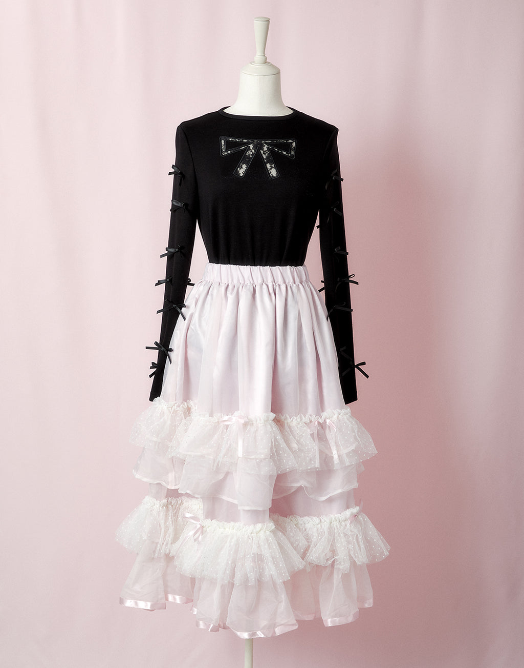 <Deliver In October> Lolime only ribbons Top