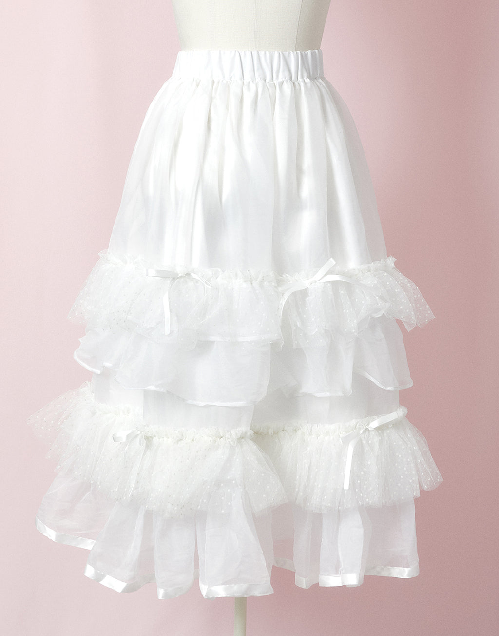 <Deliver In October> Lolime fluffy lace Skirt