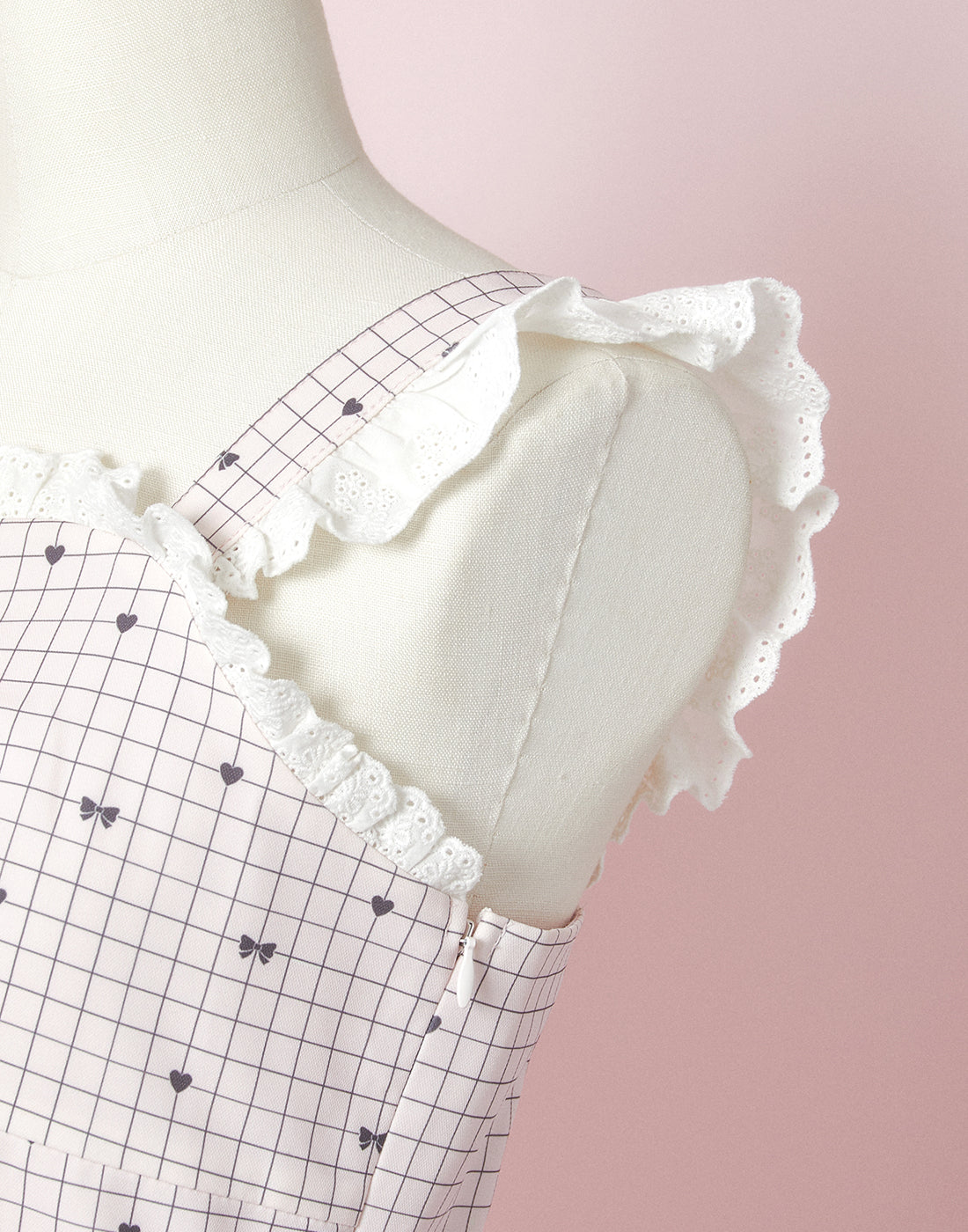 <Deliver In October> Lolime Heart arrow Jumper Skirt Dress