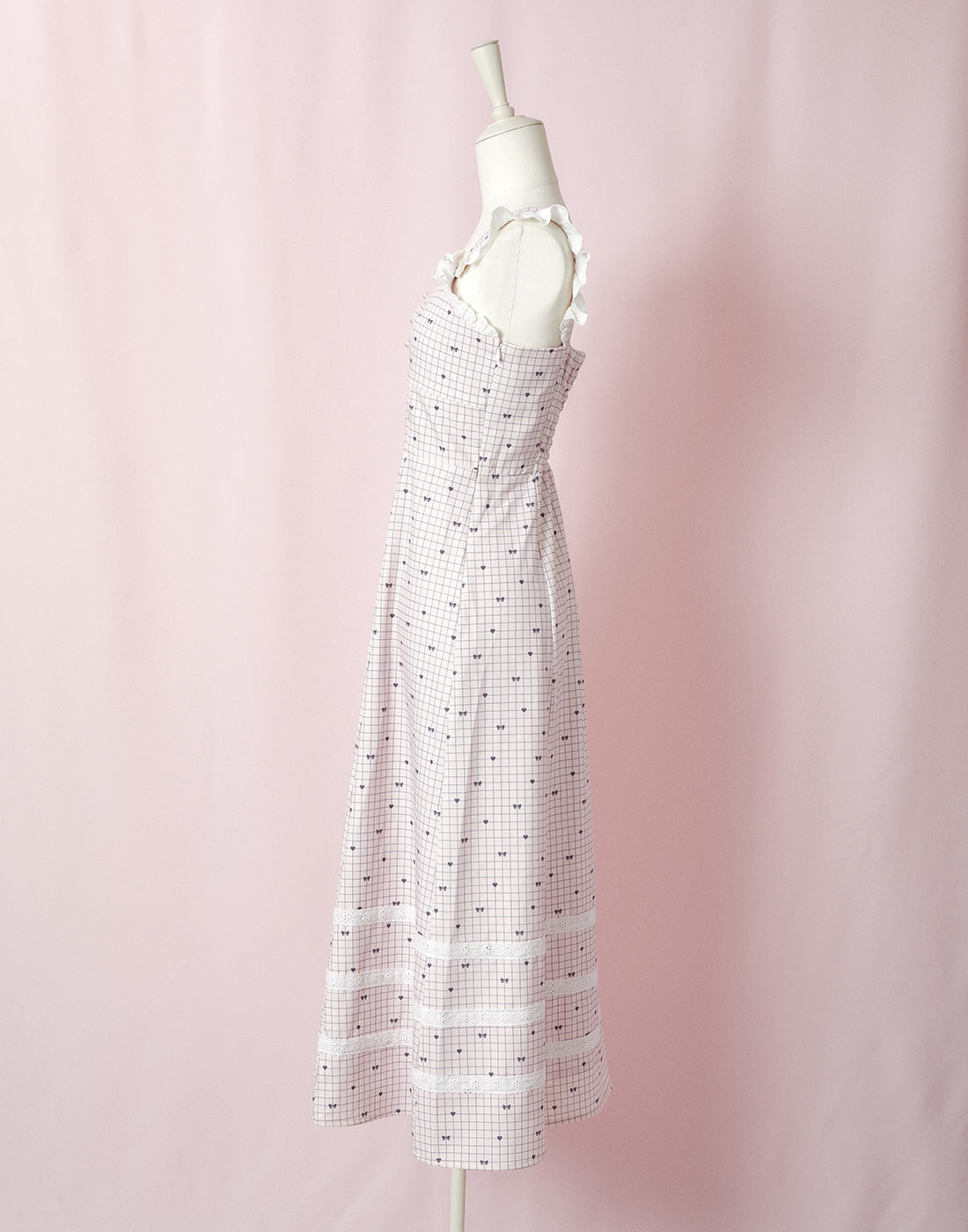 <Deliver In October> Lolime Heart arrow Jumper Skirt Dress