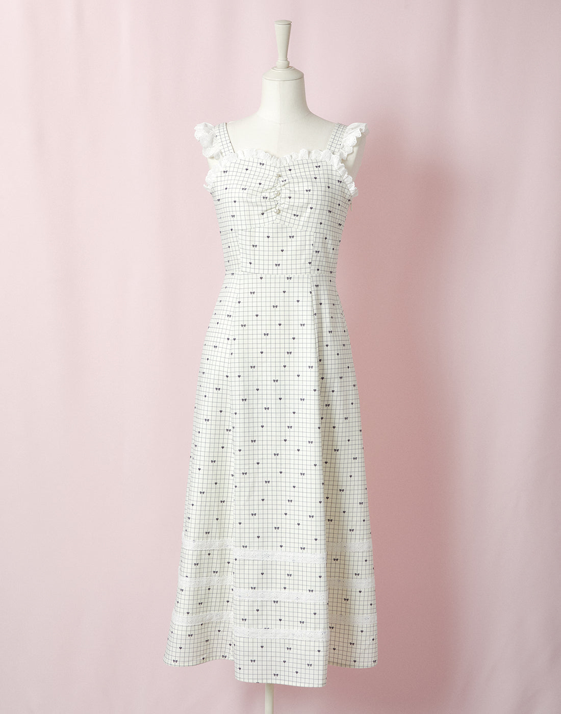 <Deliver In October> Lolime Heart arrow Jumper Skirt Dress