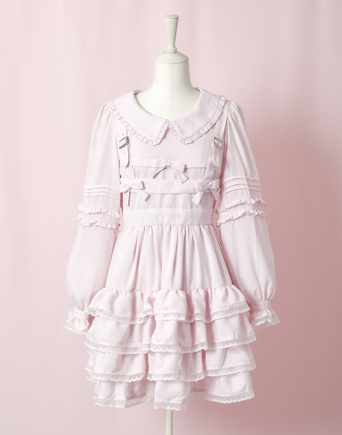 <Deliver In October> Lolime Ribbon Harness Mini Dress