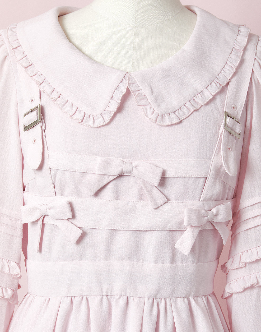 <Deliver In October> Lolime Ribbon Harness Mini Dress