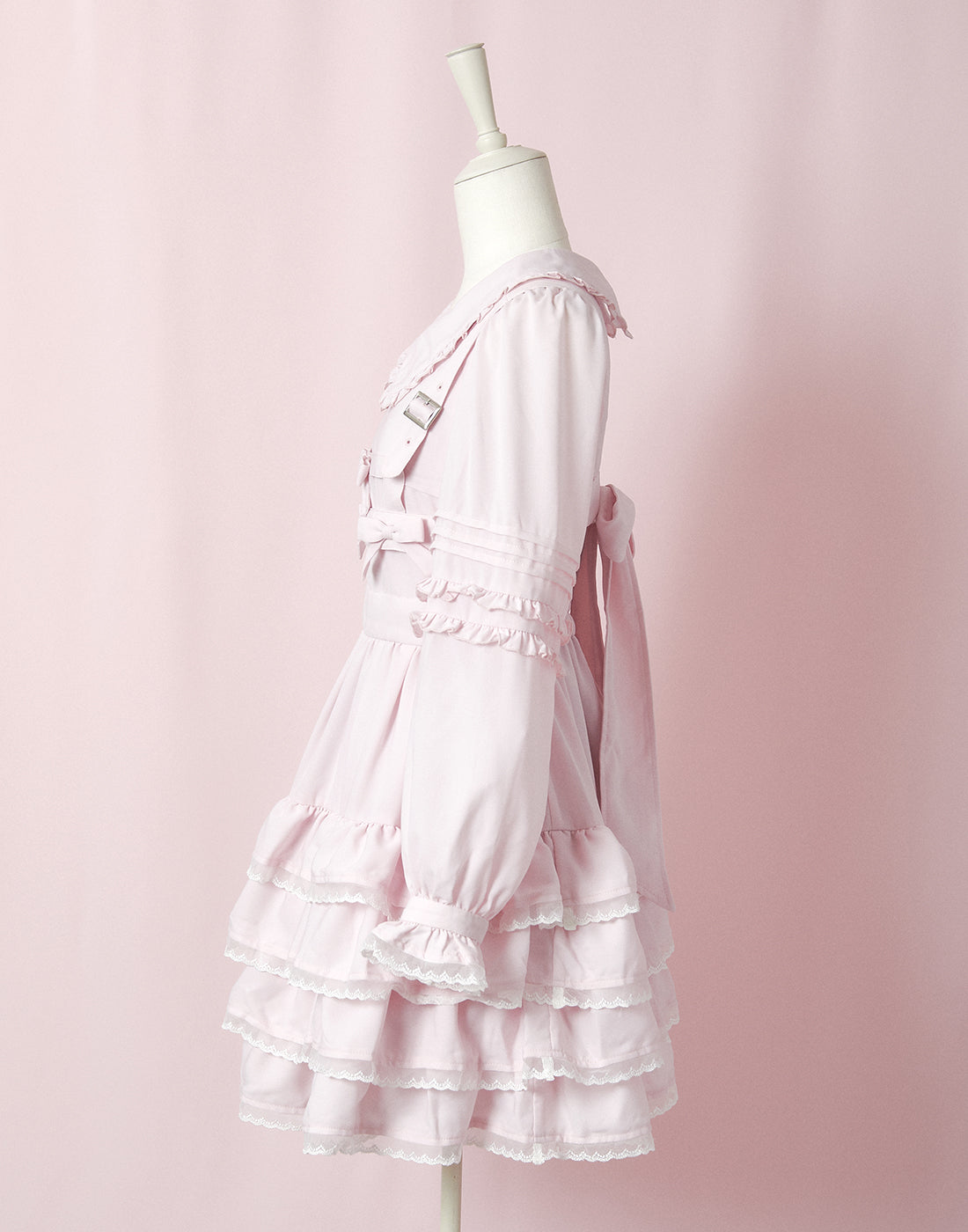 <Deliver In October> Lolime Ribbon Harness Mini Dress