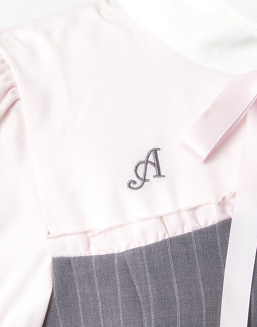 <Deliver in Late September> AVENCHUMU Stripe ruffle frill corset balloon one piece