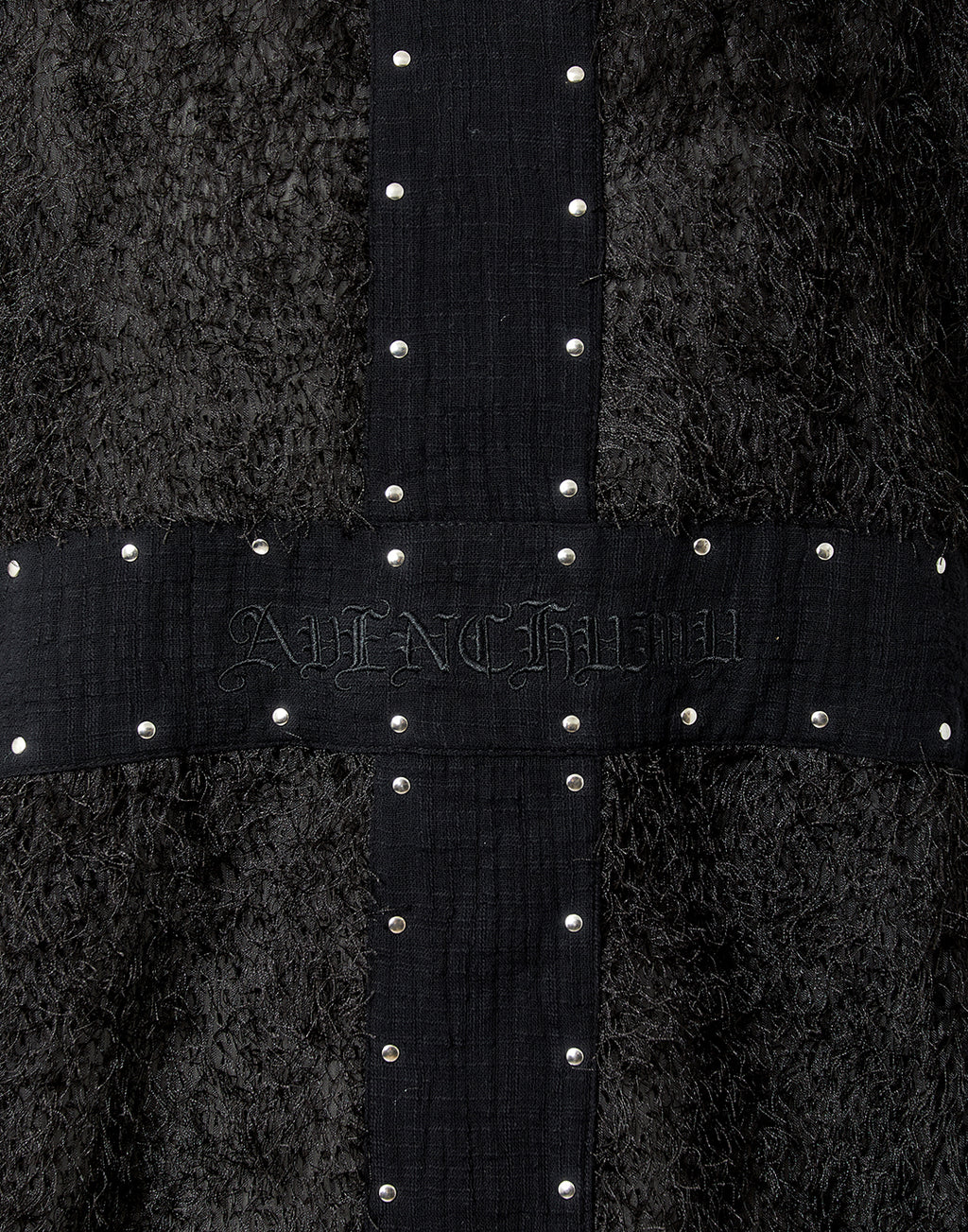 <Deliver in Late September> AVENCHUMU Studs cross shaggy tops