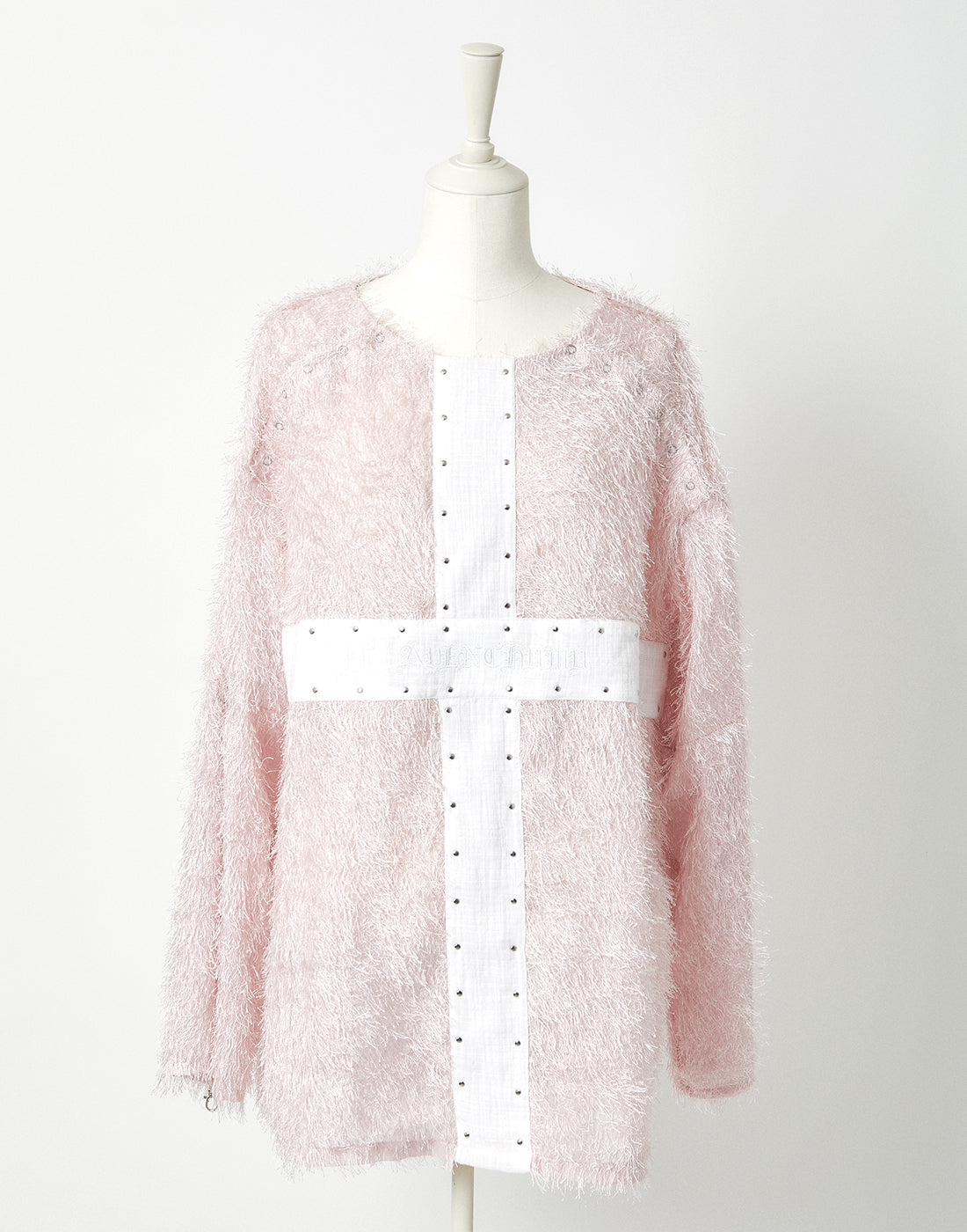 <Deliver in Late September> AVENCHUMU Studs cross shaggy tops