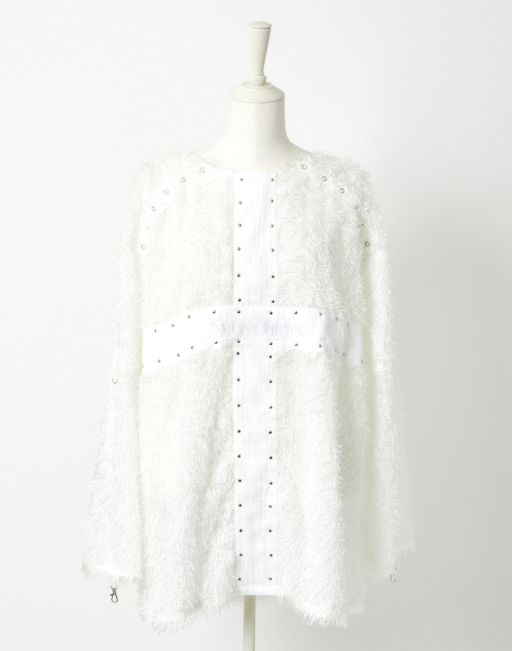 <Deliver in Late September> AVENCHUMU Studs cross shaggy tops