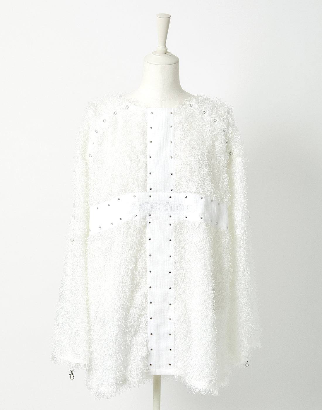 <Deliver in Late September> AVENCHUMU Studs cross shaggy tops