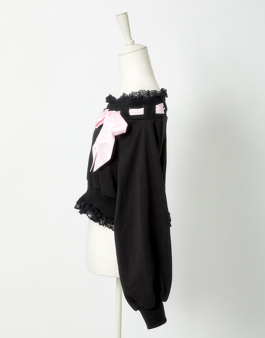 AVENCHUMU Off shoulder satin ribbon tops