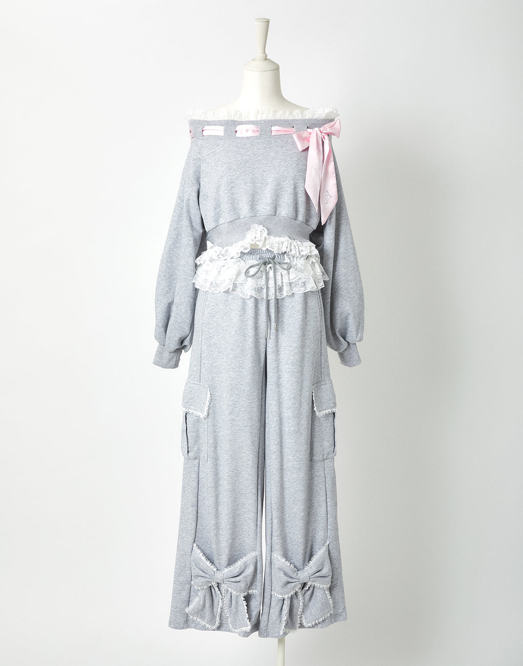 AVENCHUMU Off shoulder satin ribbon tops