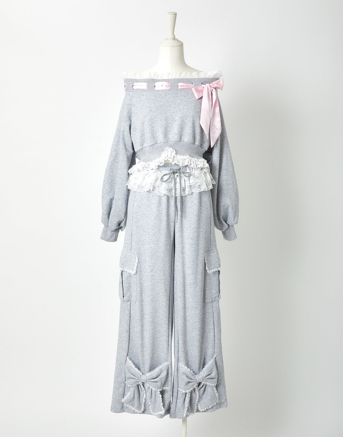 AVENCHUMU Off shoulder satin ribbon tops