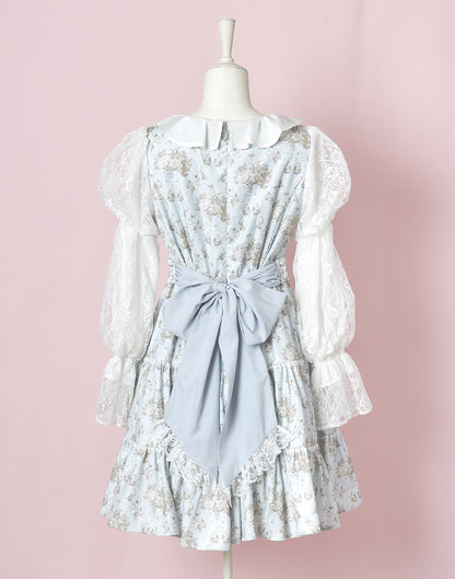 (October Delivery) mellfy memory Princess Rococo Rose Dress