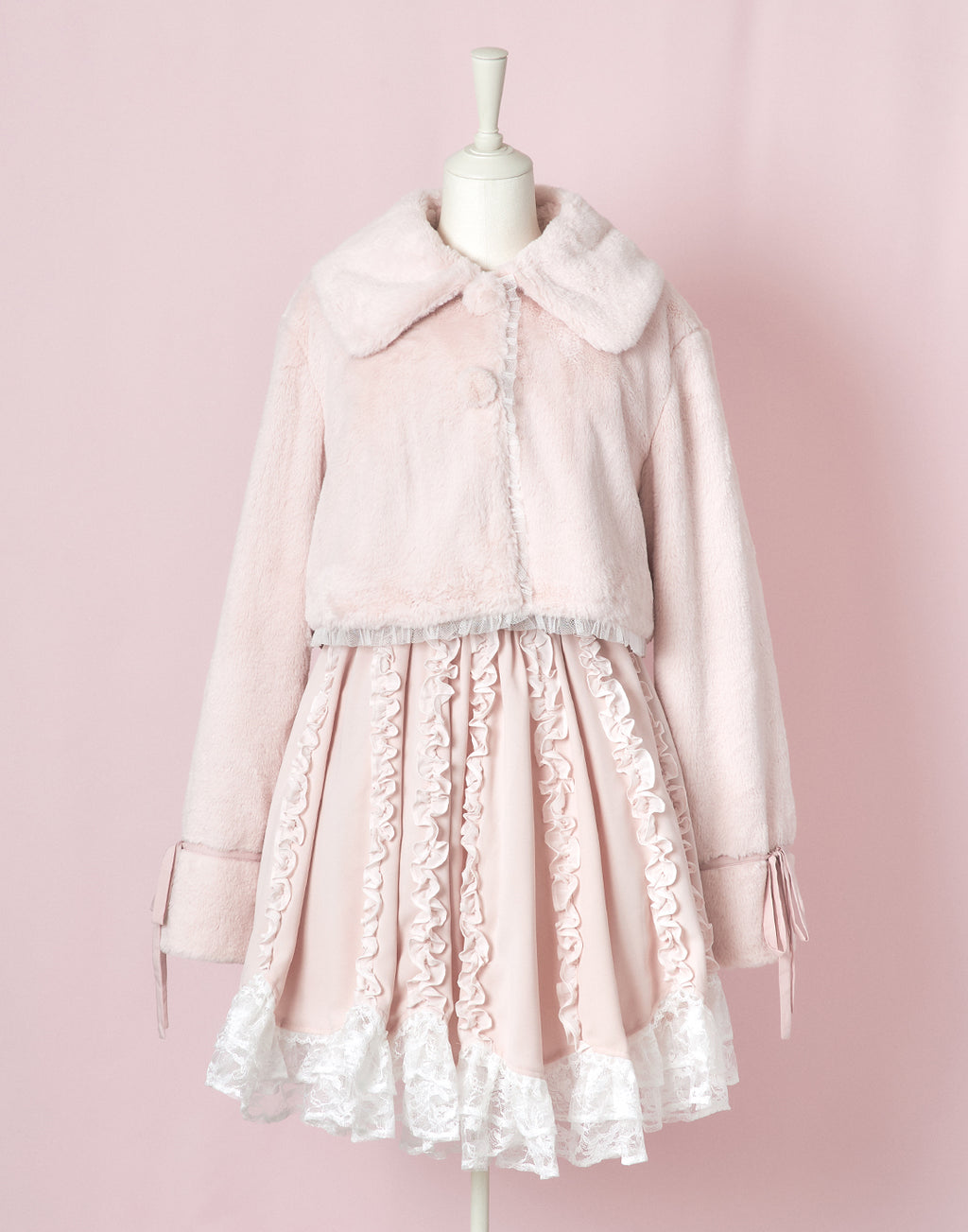 mellfy memory Fluffy milky fur Jacket