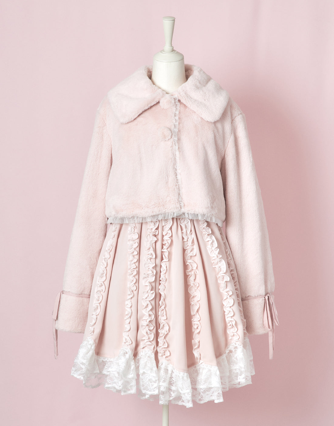 mellfy memory Fluffy milky fur Jacket