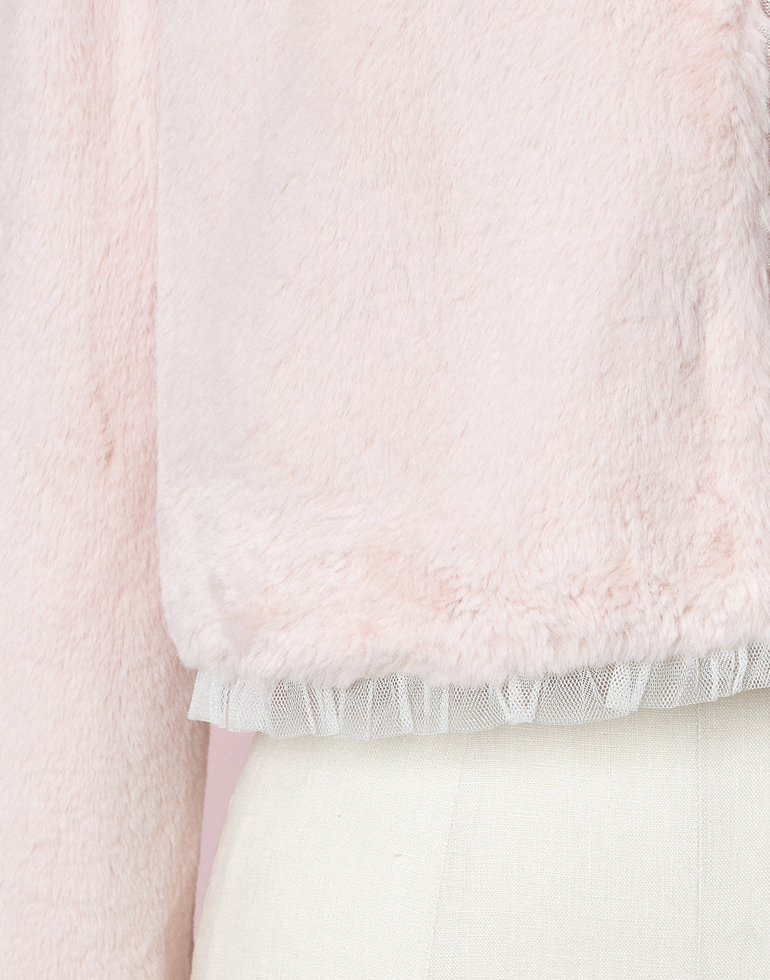 mellfy memory Fluffy milky fur Jacket