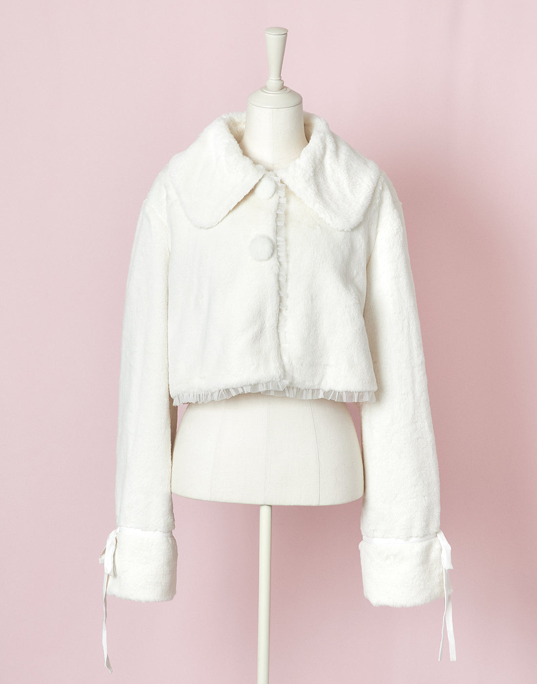 mellfy memory Fluffy milky fur Jacket