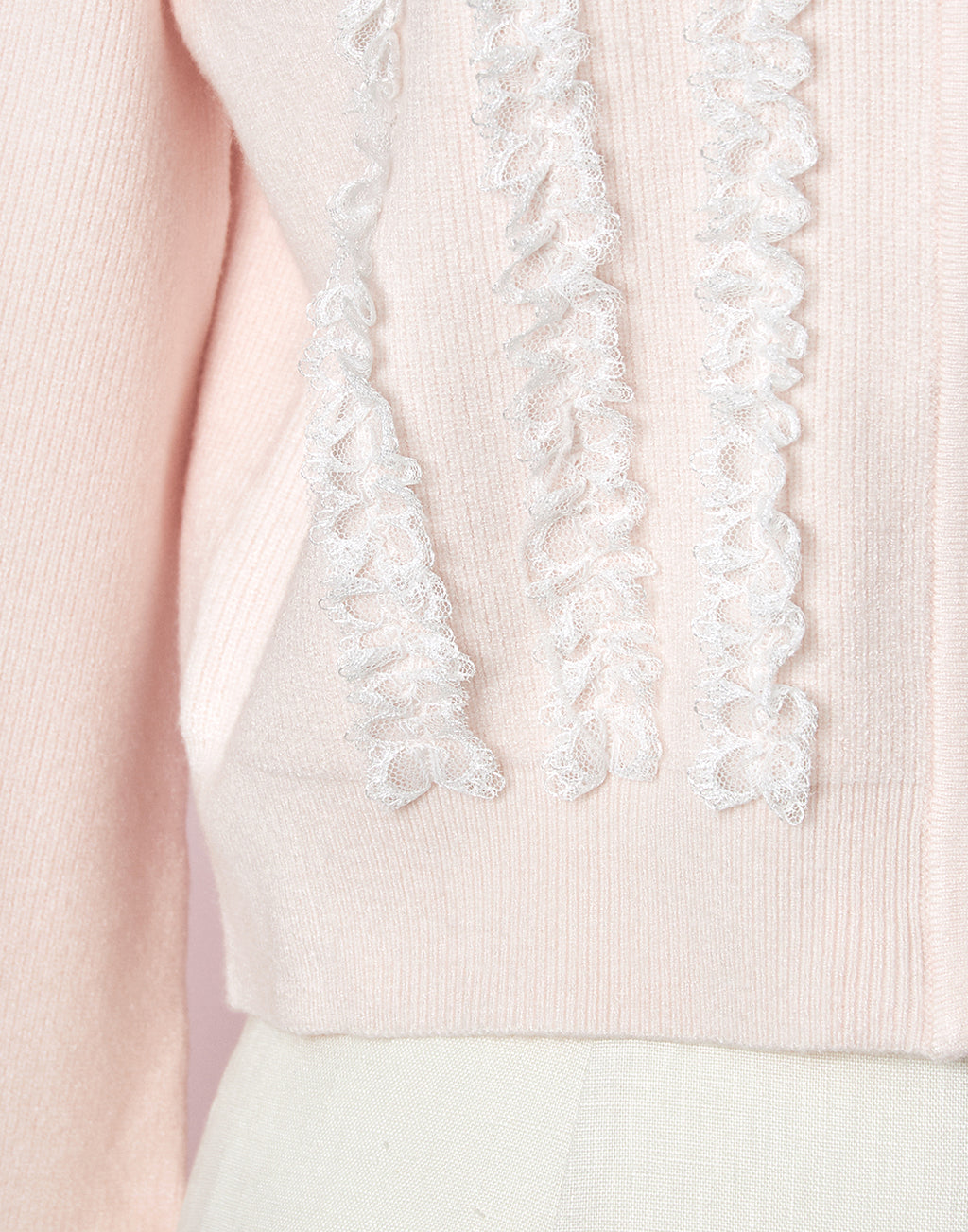 mellfy memory Ribbon ＆ lace ruffle headdress hoodie　