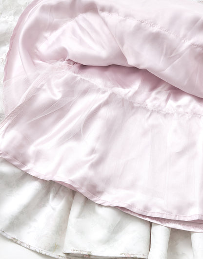 (October Delivery) mellfy memory Princess Rococo Rose lace Skirt