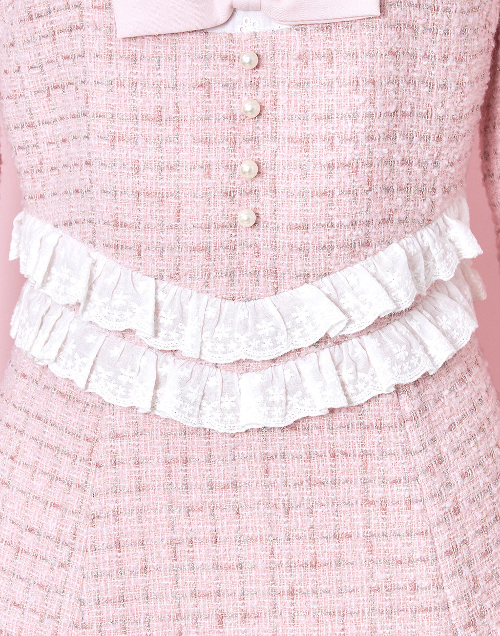 <Deliver In November> Lolime twinkle tweed Dress