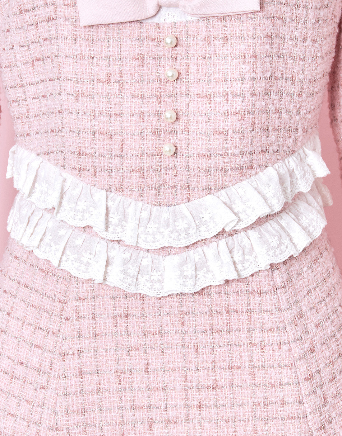 <Deliver In November> Lolime twinkle tweed Dress