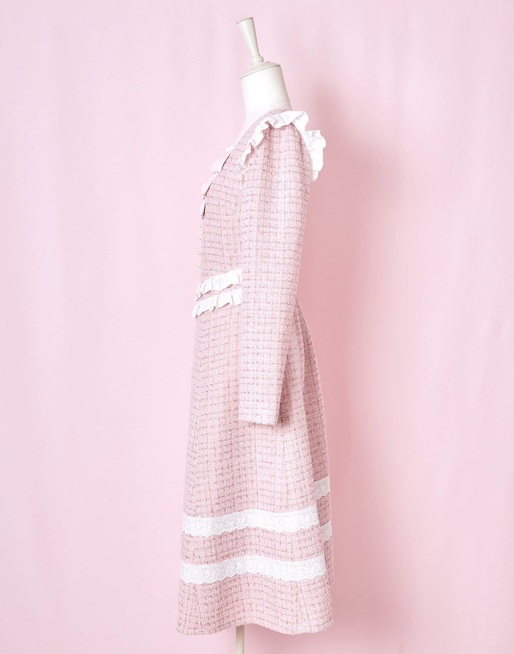 <Deliver In November> Lolime twinkle tweed Dress