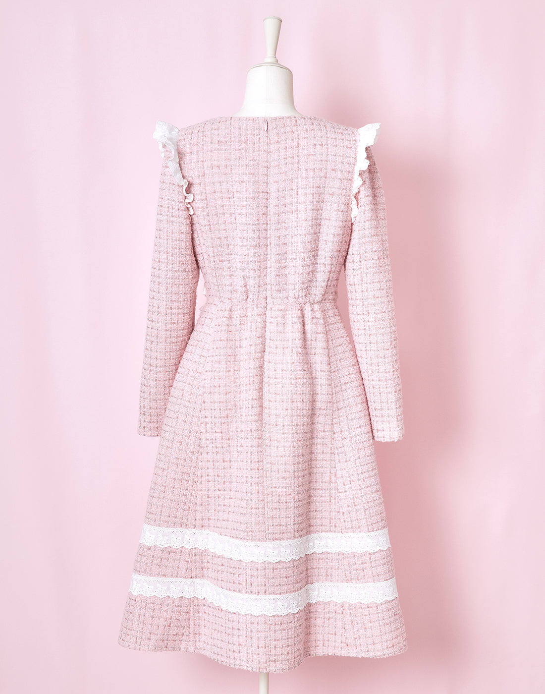 <Deliver In November> Lolime twinkle tweed Dress