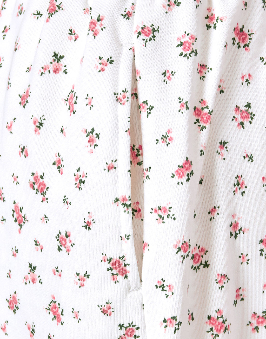 <Deliver In November> Lolime frilly tiny floral Sweat Skirt