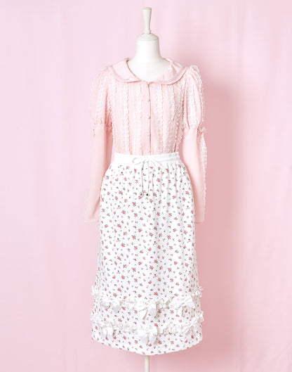 Lolime fluffy lace sailor Blouse