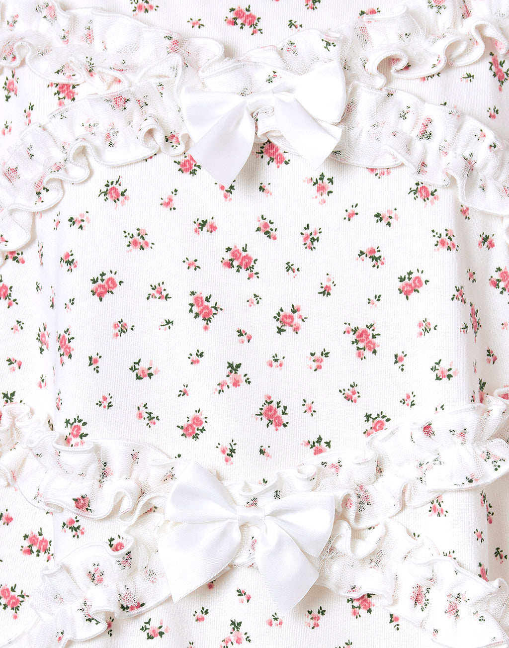 <Deliver In November> Lolime frilly tiny floral Sweat Shirt