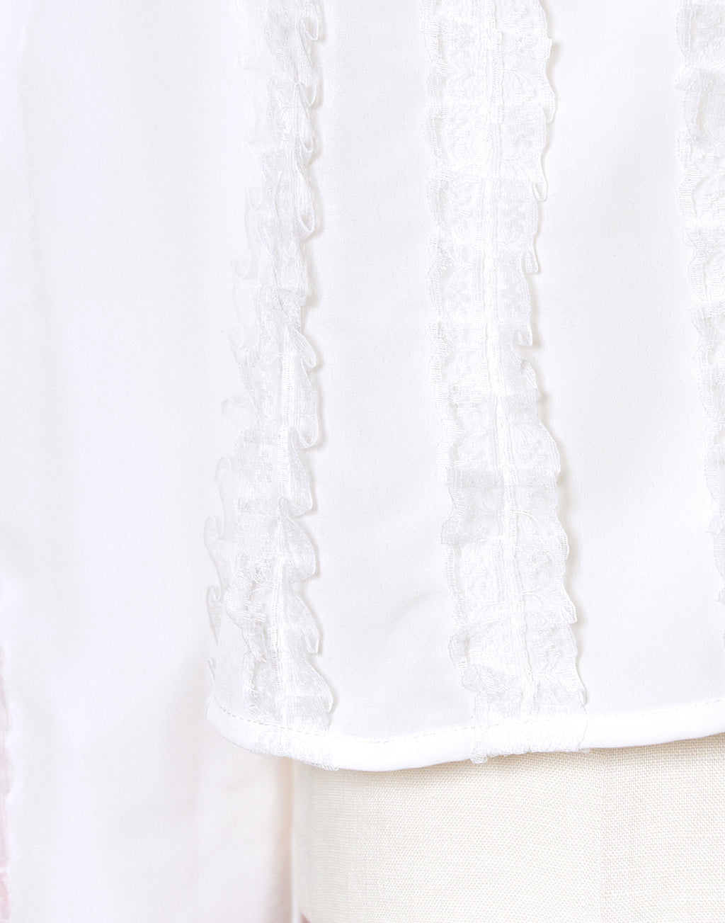 Lolime fluffy lace sailor Blouse