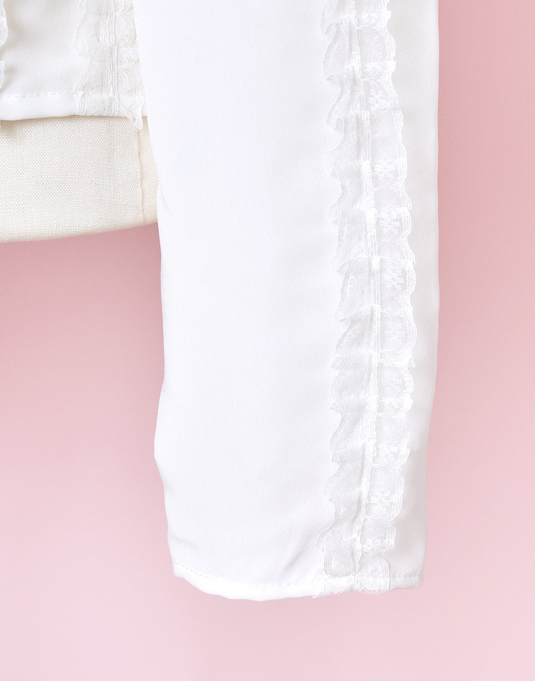 Lolime fluffy lace sailor Blouse
