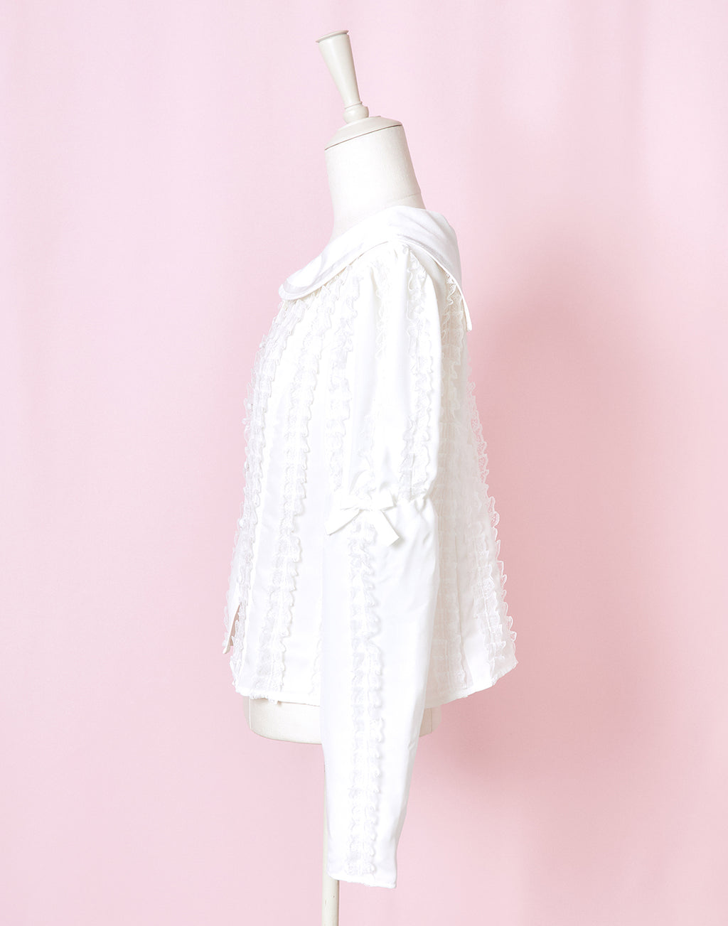 Lolime fluffy lace sailor Blouse