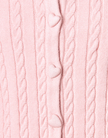 <Deliver In November> Lolime Heart Hole Knit Cardigan