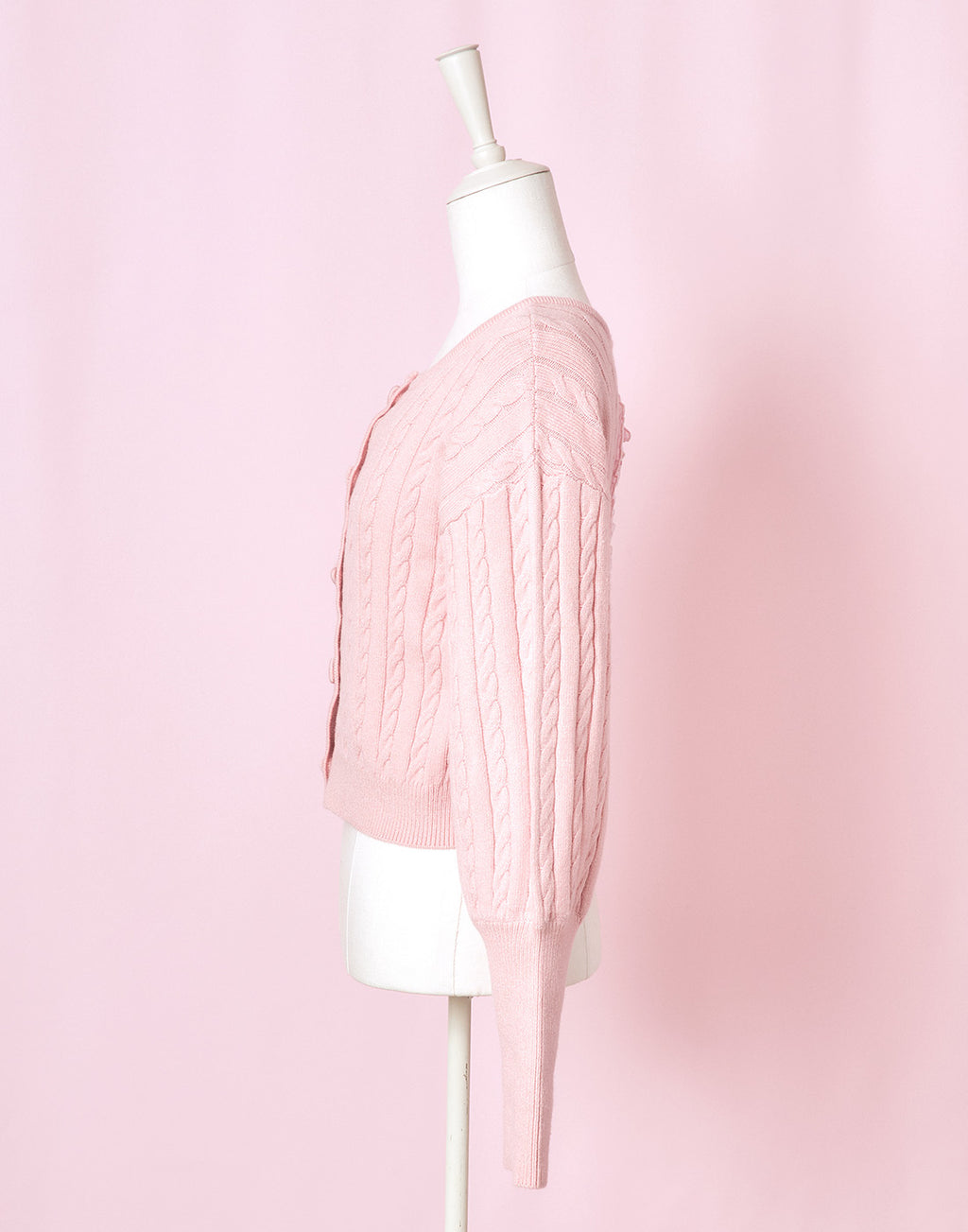 <Deliver In November> Lolime Heart Hole Knit Cardigan